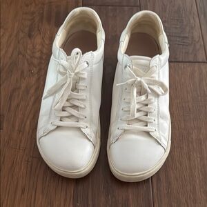 Birkenstock White Slip-On Shoes